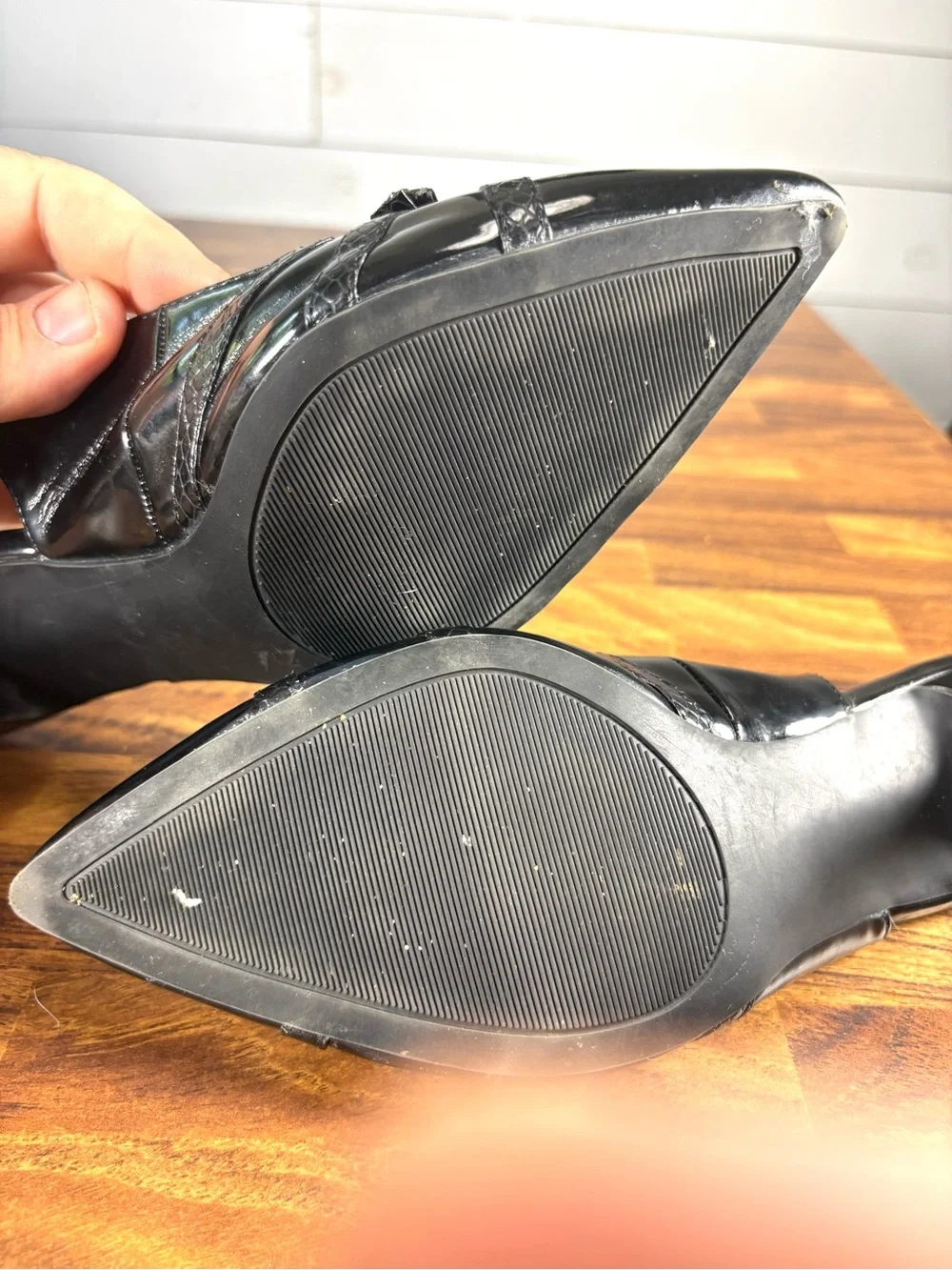 Karen Scott Black Pointed Toe Slingback Kitten Heels Womens 7M Y2K
